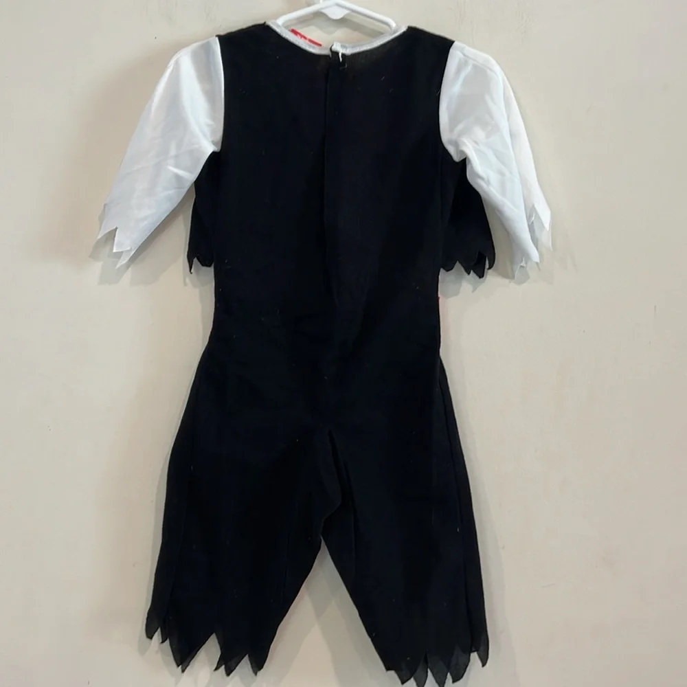 Disguise Pirate Costume with Red and Black Stripes - Picture 4 of 6